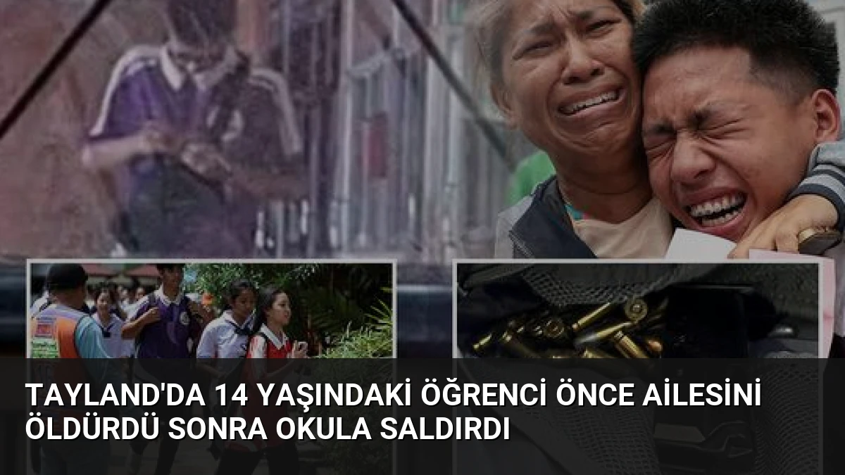 Tayland’da 14 Yaşındaki Öğrenci Önce Ailesini Öldürdü Sonra Okula Saldırdı