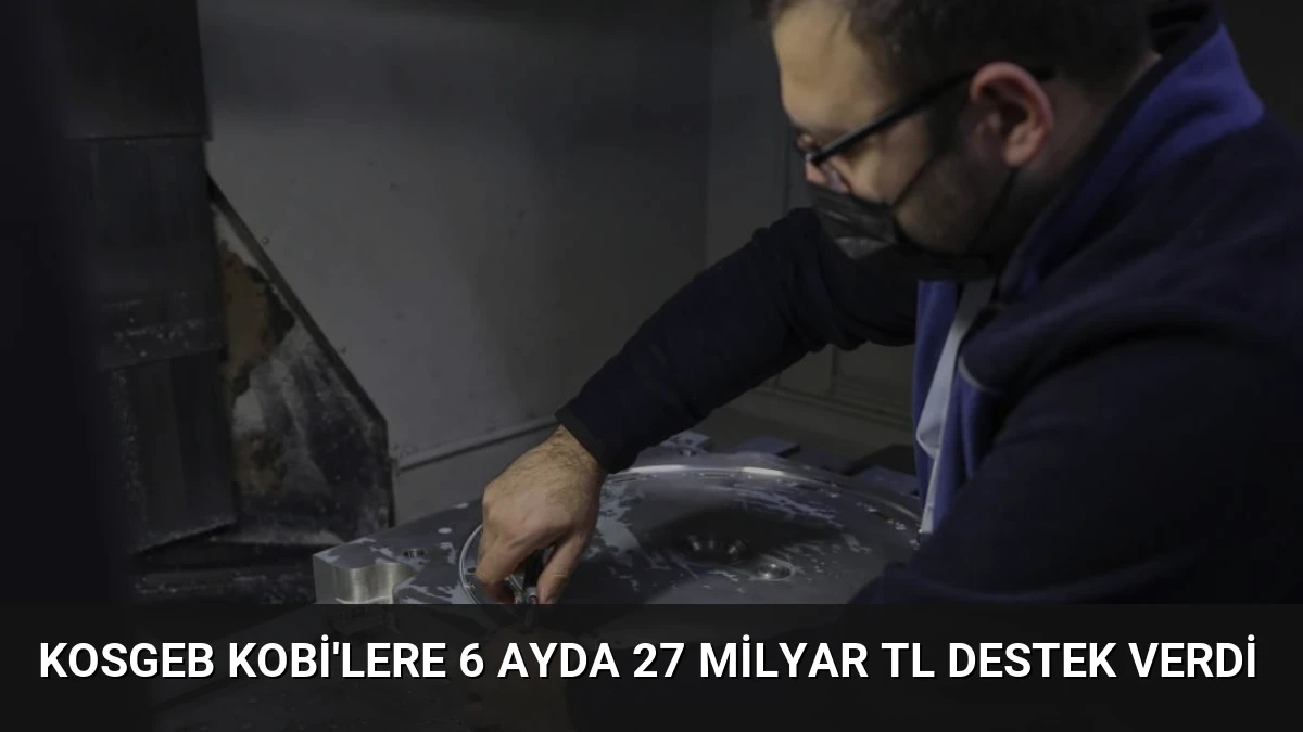 KOSGEB KOBİ’lere 6 Ayda 27 Milyar TL Destek Verdi