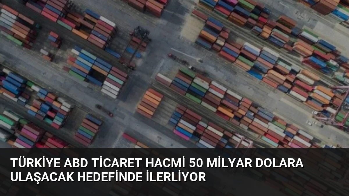 Türkiye ABD Ticaret Hacmi 50 Milyar Dolara Ulaşacak Hedefinde İlerliyor