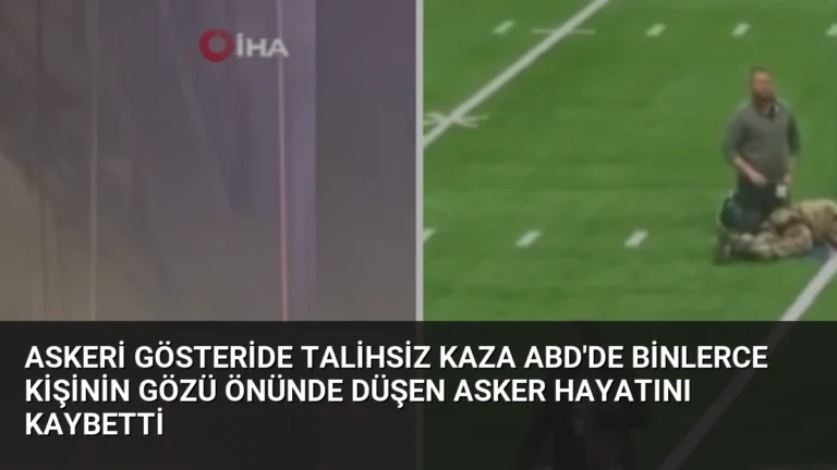 Askeri Gösteride Talihsiz Kaza ABD’de Binlerce Kişinin Gözü Önünde Düşen Asker Hayatını Kaybetti