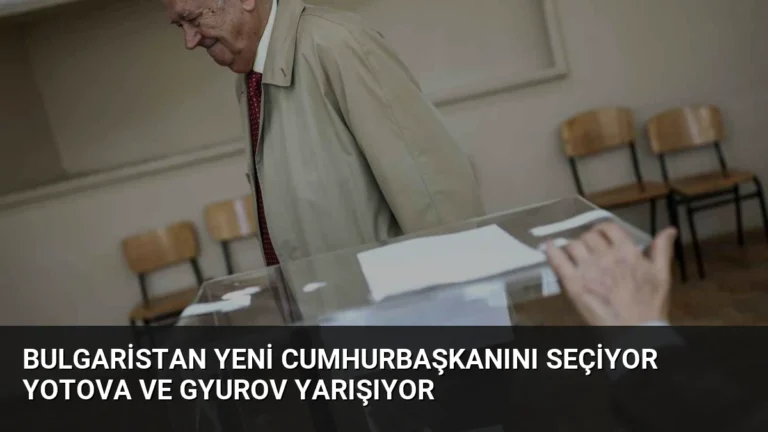 Bulgaristan Yeni Cumhurbaşkanını Seçiyor Yotova ve Gyurov Yarışıyor