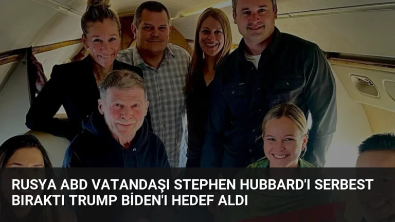 Rusya ABD Vatandaşı Stephen Hubbard’ı Serbest Bıraktı Trump Biden’ı Hedef Aldı